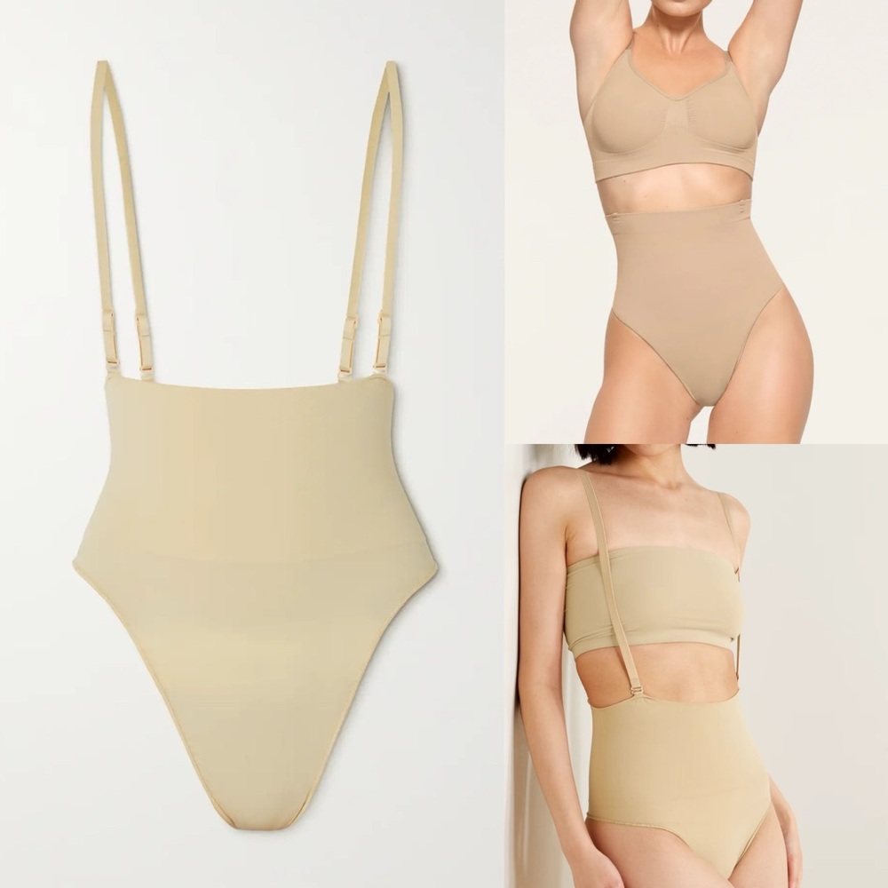 NEW Skims Core Control HIGH-WAISTED THONG Med & L/XL Mica